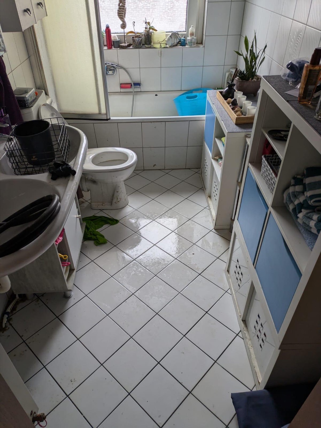 Badezimmer nach der Sanierung